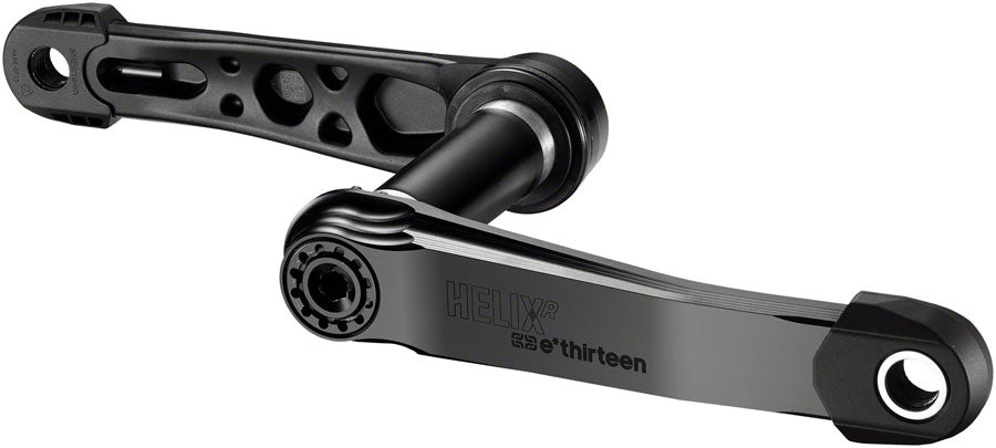 e*thirteen Helix Race Crankset - 175mm, 73mm, 30mm Spindle with e*thirteen P3 Connect Interface, Black - Crankset - Helix R Crankset