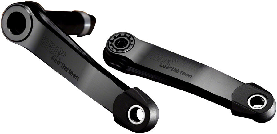 e*thirteen Helix Race Crankset - 170mm, 73mm, 30mm Spindle with e*thirteen P3 Connect Interface, Black - Crankset - Helix R Crankset