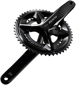 Shimano 105 FC-R7100 Crankset - 172.5mm, 12-Speed, 50/34t, 110 Asymmetric BCD, Hollowtech II Spindle Interface, Black - Crankset - 105 FC-R7100 Crankset