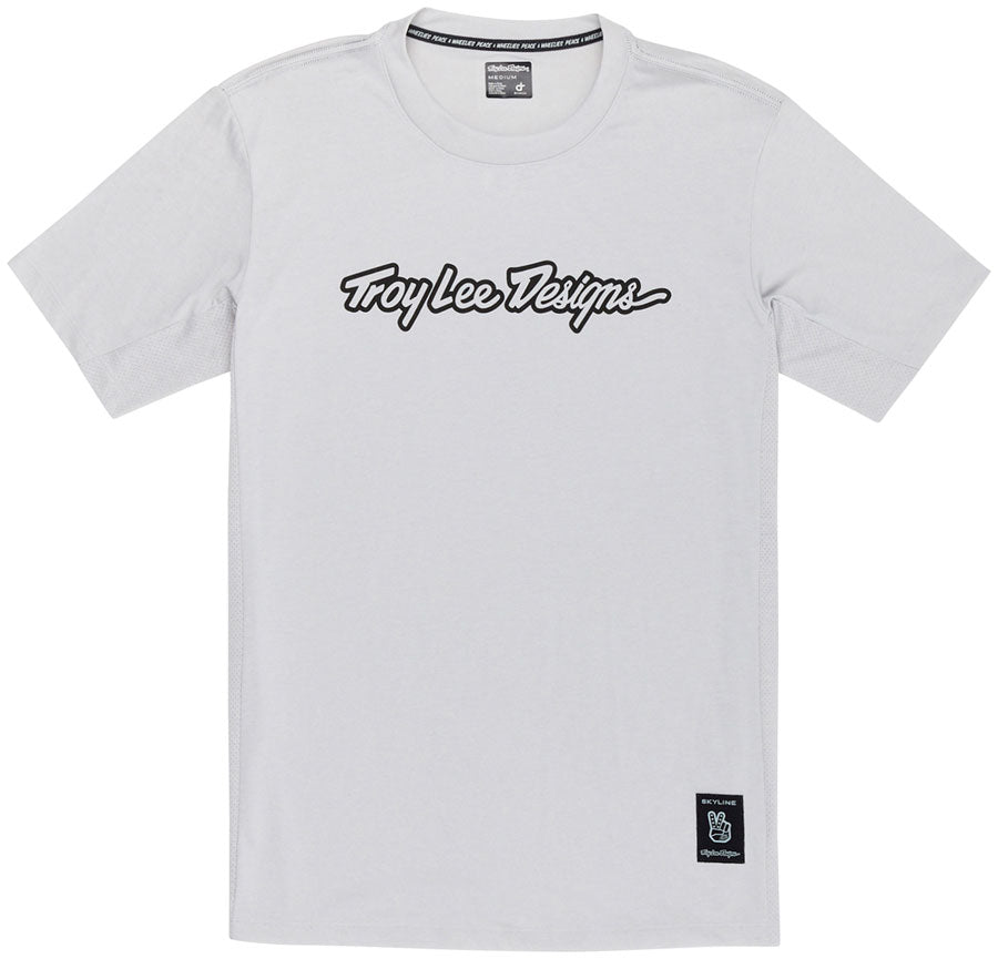 Troy Lee Designs Skyline Short Sleeve Ride Tee   Signature Mist, Small