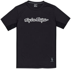 Troy Lee Designs Skyline Short Sleeve Ride Tee   Signature Black, Medium MPN: 382072013 UPC: 887202498176 Jersey Skyline Short Sleeve Ride Tee