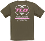 Troy Lee Designs Skyline Short Sleeve Ride Tee   Worldwide Caper, Small - Jersey - Skyline Short Sleeve Ride Tee