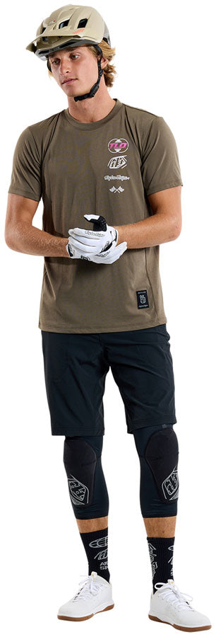 Troy Lee Designs Skyline Short Sleeve Ride Tee   Worldwide Caper, Small - Jersey - Skyline Short Sleeve Ride Tee