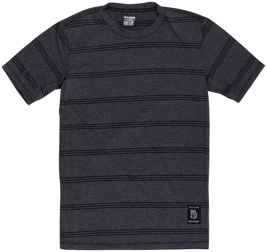 Troy Lee Designs Skyline Short Sleeve Ride Tee   Washed Out Dark Cloud, Small
