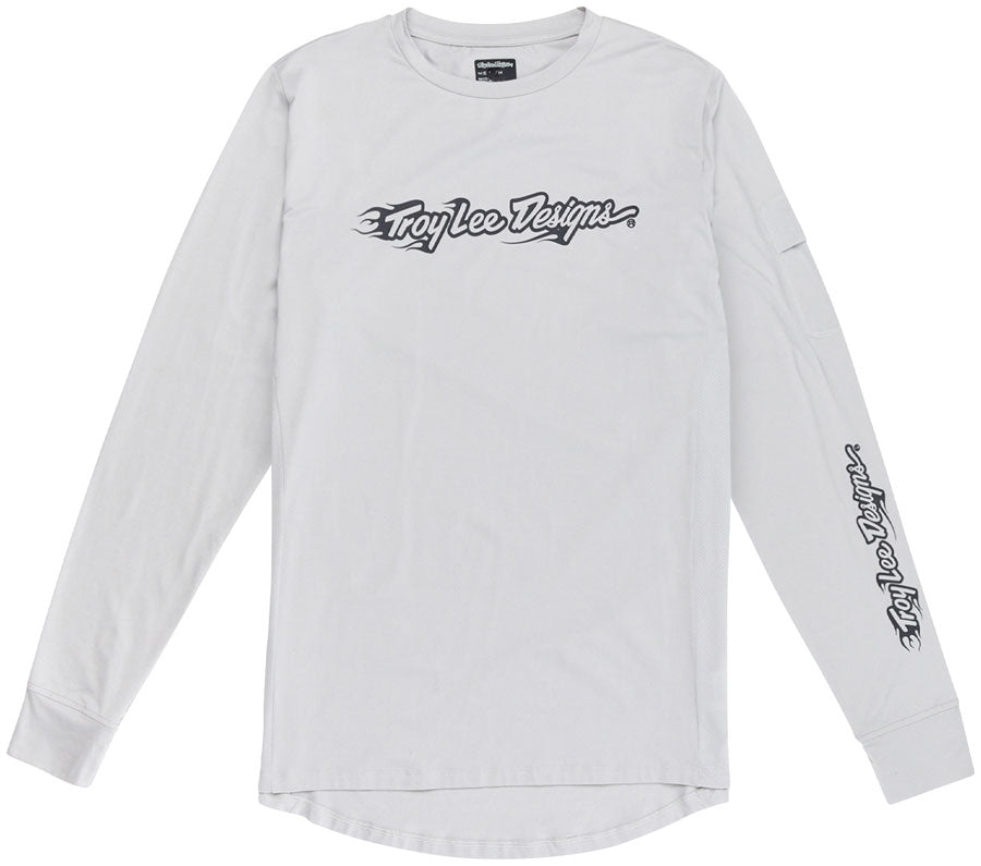 Troy Lee Designs Ruckus Long Sleeve Ride Tee   Burn Out Mist, Medium