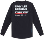 Troy Lee Designs Ruckus Long Sleeve Ride Tee   Factory Carbon, Medium - Jersey - Ruckus Long Sleeve Ride Tee