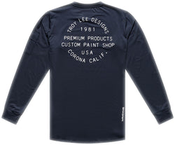 Troy Lee Designs Ruckus Long Sleeve Ride Tee   Pressed Carbon, X-Large - Jersey - Ruckus Long Sleeve Ride Tee