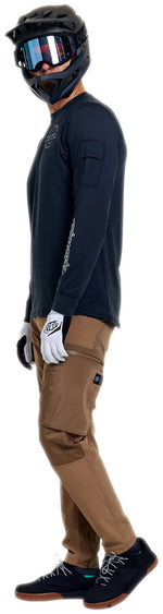 Troy Lee Designs Ruckus Long Sleeve Ride Tee   Pressed Carbon, X-Large - Jersey - Ruckus Long Sleeve Ride Tee