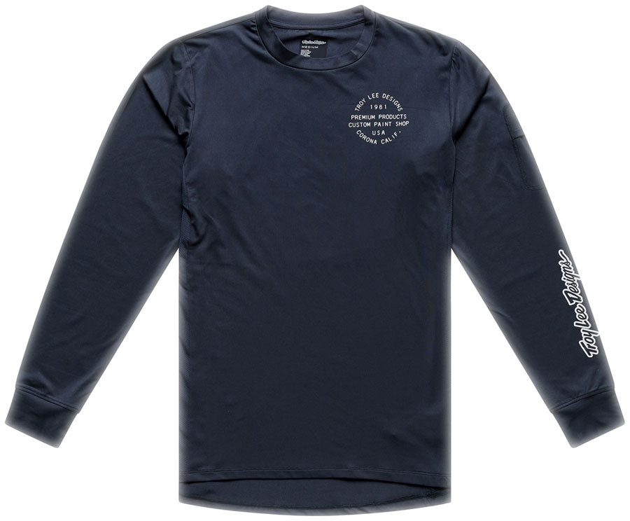 Troy Lee Designs Ruckus Long Sleeve Ride Tee   Pressed Carbon, X-Large MPN: 371032005 UPC: 887202541964 Jersey Ruckus Long Sleeve Ride Tee