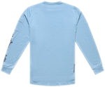 Troy Lee Designs Ruckus Long Sleeve Ride Tee   Waves Dawn Blue, Large - Jersey - Ruckus Long Sleeve Ride Tee