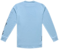 Troy Lee Designs Ruckus Long Sleeve Ride Tee   Waves Dawn Blue, Large - Jersey - Ruckus Long Sleeve Ride Tee