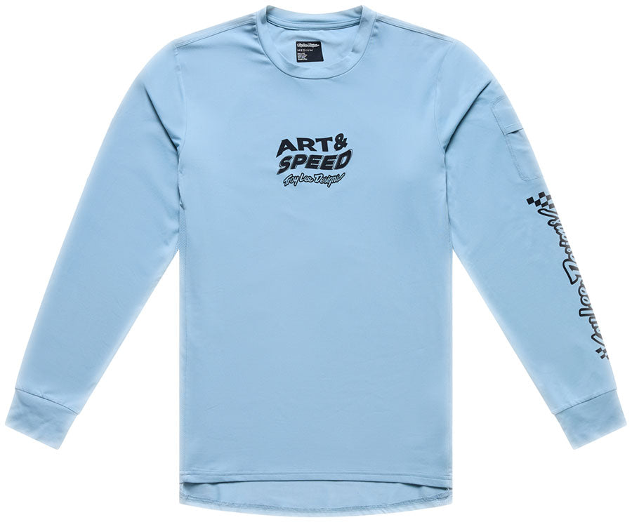 Troy Lee Designs Ruckus Long Sleeve Ride Tee   Waves Dawn Blue, Large MPN: 371048004 UPC: 887202542107 Jersey Ruckus Long Sleeve Ride Tee
