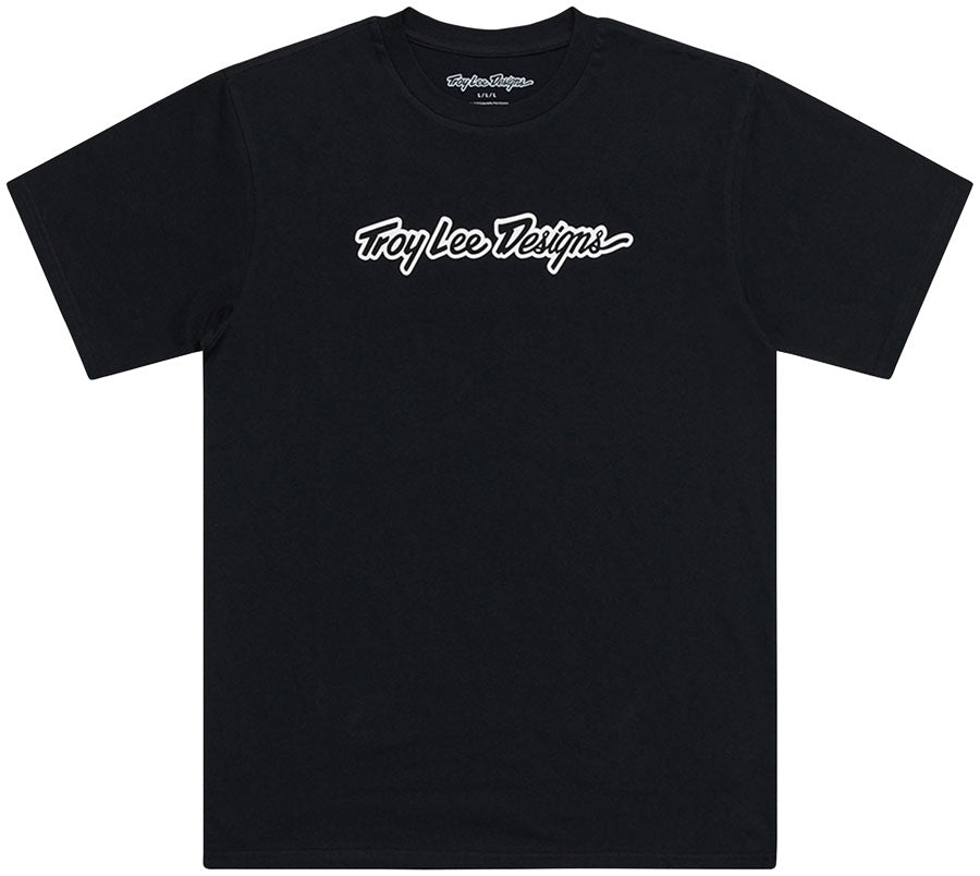 Troy Lee Signature Short Sleeve Tee - Black, Small MPN: 701917042 UPC: 887202508974 Jersey Signature Short Sleeve Tee