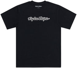 Troy Lee Signature Short Sleeve Tee - Black, Small MPN: 701917042 UPC: 887202508974 Jersey Signature Short Sleeve Tee