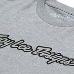 Troy Lee Signature Short Sleeve Tee - Gray Heather, Medium MPN: 701917053 UPC: 887202509032 Jersey Signature Short Sleeve Tee