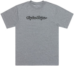 Troy Lee Signature Short Sleeve Tee - Gray Heather, Small MPN: 701917052 UPC: 887202509025 Jersey Signature Short Sleeve Tee