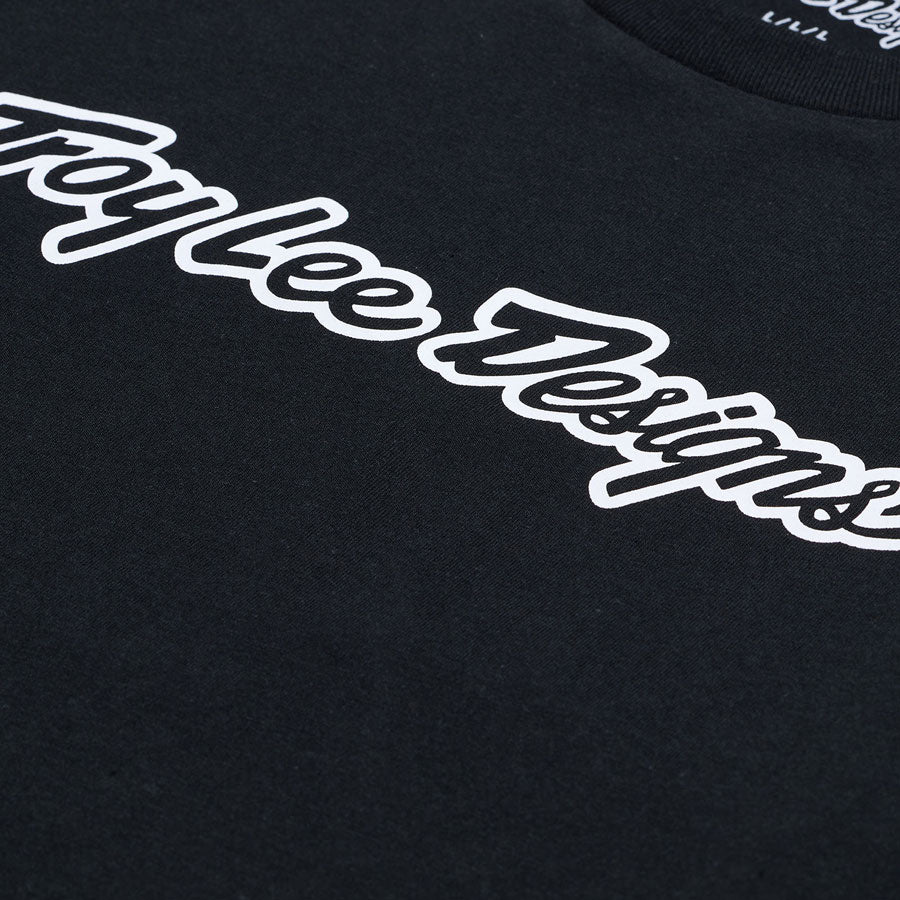 Troy Lee Signature Long Sleeve Tee - Black, X-Large MPN: 729917015 UPC: 887202508356 Jersey Signature Long Sleeve Tee