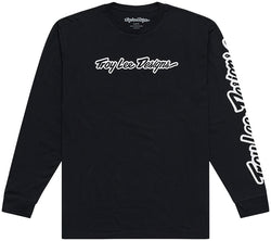 Troy Lee Signature Long Sleeve Tee - Black, X-Large MPN: 729917015 UPC: 887202508356 Jersey Signature Long Sleeve Tee