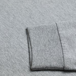 Troy Lee Signature Long Sleeve Tee - Gray Heather, Medium - Jersey - Signature Long Sleeve Tee