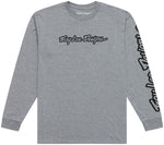 Troy Lee Signature Long Sleeve Tee - Gray Heather, 2X-Large MPN: 729917026 UPC: 887202508417 Jersey Signature Long Sleeve Tee