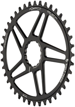 Wolf Tooth Elliptical Direct Mount Chainring - 40t, RaceFace/Easton CINCH Direct Mount, 3mm Offset, Drop-Stop, Flattop MPN: OVAL-ERC40-FT UPC: 810006801415 Direct Mount Chainrings Elliptical RaceFace/Easton CINCH Direct Mount Road Chainrings