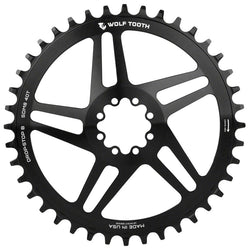Wolf Tooth Direct Mount Chainring - 42t, SRAM Direct Mount, Drop-Stop B, For SRAM 8-Bolt Cranksets, 6mm Offset, Black MPN: SDM8-42 UPC: 810006806069 Direct Mount Chainrings SRAM 8-Bolt Direct Mount Chainrings