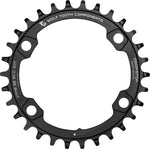 Wolf Tooth 96 BCD Chainring - 32t, 96 Asymmetric BCD, 4-Bolt, Drop-Stop A, For Shimano XT M8000 and SLX M7000 Cranks, MPN: XTM8K9632 UPC: 812719021883 Chainring Shimano XT 8000 / SLX 7000 96 Asymmetrical BCD Chainrings