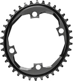 absoluteBLACK Oval 110 BCD for SRAM Apex Chainring for SRAM Apex 1 - 38t, 110 SRAM Asymmetric BCD, 4-Bolt, Narrow-Wide, MPN: COVAPX/38BK Chainring Oval 110 BCD Chainring for SRAM Apex 1 Cranks