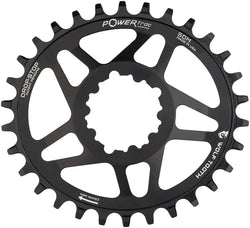 Wolf Tooth Elliptical Direct Mount Chainring - 28t, SRAM Direct Mount, Drop-Stop, For SRAM 3-Bolt Cranksets, 6mm Offset, MPN: OVAL-SDM28 UPC: 812719022231 Direct Mount Chainrings PowerTrac Elliptical SRAM 3-Bolt Direct Mount Chainrings