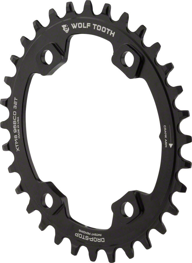 Wolf Tooth Elliptical Chainring 32T x 96 Asymmetrical BCD Shimano XT M8000