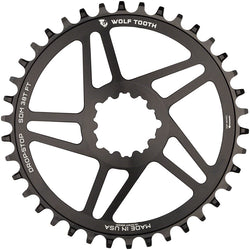 Wolf Tooth Direct Mount Chainring - 38t, SRAM Direct Mount, For SRAM 3-Bolt, 6mm Offset, Drop-Stop B, Flattop MPN: SDM38-FT UPC: 810006801149 Direct Mount Chainrings SRAM 3-Bolt Direct Mount Chainrings