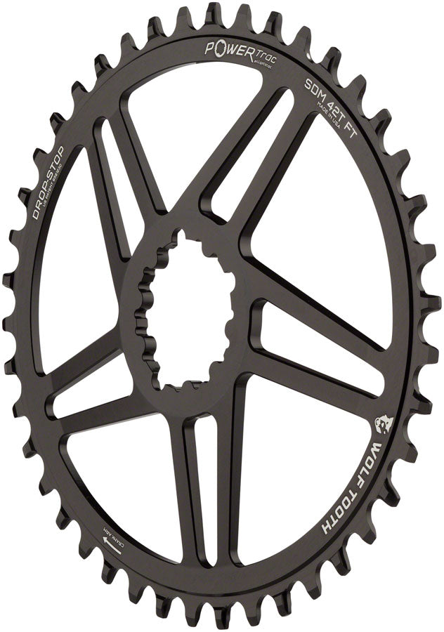 Wolf Tooth Elliptical Direct Mount Chainring - 42t, SRAM Direct