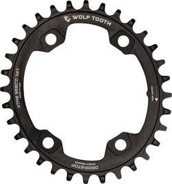 Wolf Tooth Elliptical 96 BCD Chainring - 32t, 96 Asymmetric BCD, 4-Bolt, Drop-Stop A, For Shimano XTR M9000 and M9020 MPN: OVAL-32XTRM9000 UPC: 812719025416 Chainring Shimano XTR M9000 96 BCD Asymmetrical Chainrings