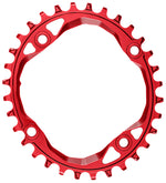 absoluteBLACK Oval 104 BCD Chainring - 32t, 104 BCD, 4-Bolt, Narrow-Wide, Red MPN: OV32RD Chainring Oval 104/64 BCD 4-Bolt Chainring