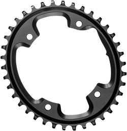 absoluteBLACK Oval 110 BCD CX Chainring - 38t, 110 Shimano Asymmetric BCD, 4-Bolt, Narrow-Wide, Black MPN: COV38/110/4BK Chainring Oval 110 BCD 4-Bolt 1x CX Chainring