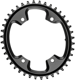 absoluteBLACK Oval 110 BCD CX Chainring - 40t, 110 Shimano Asymmetric BCD, 4-Bolt, Narrow-Wide, Black MPN: COV40/110/4BK Chainring Oval 110 BCD 4-Bolt 1x CX Chainring