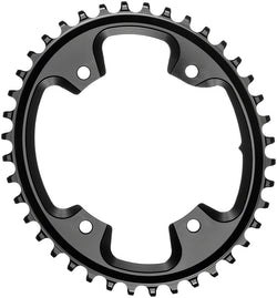 absoluteBLACK Oval 110 BCD CX Chainring - 42t, 110 Shimano Asymmetric BCD, 4-Bolt, Narrow-Wide, Black MPN: COV42/110/4BK Chainring Oval 110 BCD 4-Bolt 1x CX Chainring