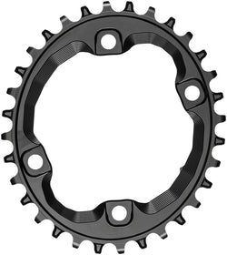 absoluteBLACK Oval 96 BCD Chainring - 32t, 96 Shimano Asymmetric BCD, 4-Bolt, Requires Hyperglide+ Chain, Black MPN: OVXT8000SH/32BK Chainring Oval 96 BCD Asymmetric Chainring for Hyperglide+