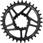 Wolf Tooth Elliptical Direct Mount Chainring - 34t, SRAM 3-Bolt DM, Drop-Stop ST, For SRAM Boost Cranks, Requires HG+ - Direct Mount Chainrings - Elliptical 3-Bolt Direct Mount Chainring for Hyperglide+ Chain