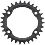 Shimano FC-MT610 Chainring - 30t, 12-Speed, Asymmetric 96 BCD, Black MPN: Y0K430000 UPC: 192790530987 Chainring FC-MT610 12-Speed Chainrings