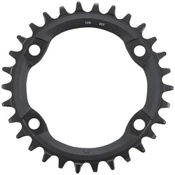 Shimano FC-MT610 Chainring - 30t, 12-Speed, Asymmetric 96 BCD, Black MPN: Y0K430000 UPC: 192790530987 Chainring FC-MT610 12-Speed Chainrings