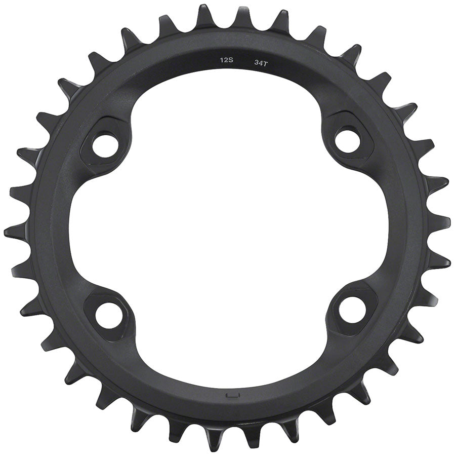 Shimano FC-MT610 Chainring - 34t, 12-Speed, Asymmetric 96 BCD, Black MPN: Y0K434000 UPC: 192790531007 Chainring FC-MT610 12-Speed Chainrings