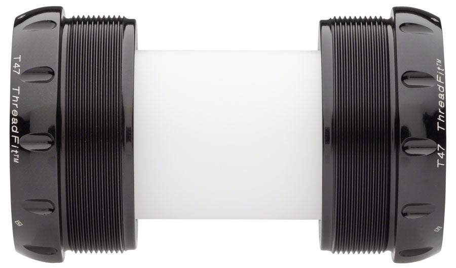 Chris King ThreadFit T47 30x Bottom Bracket with Fit Kit 5 - T47, For 30mm Spindles, Black MPN: FB0820-5 UPC: 841529103168 Bottom Brackets ThreadFit T47 30x Bottom Bracket