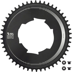 Wolf Tooth Aero 107 BCD Chainring - 50t, Optimized for SRAM Eagle and Flaptop Chains, Drop-Stop B, Black MPN: 107SR4-R-B-00F-50A UPC: 812719029414 Direct Mount Chainrings Aero 107 BCD Chainrings for SRAM