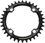 RaceFace 1x 104 BCD Hyperglide+ Chainring - 32t, 104 BCD, 4-Bolt, Requires Shimano 12-speed Hyperglide+ Chain, 7075 MPN: RNW104X32TSHI12BLK UPC: 821973422114 Chainring Narrow Wide Hyperglide+ Chainring