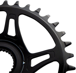 RaceFace Bosch G4 Direct Mount Hyperglide+ eMTB Chainring (55mm Chainline) - 34t, Steel, Requires Shimano 12-speed HG+ MPN: RR21BG4DM5534TSHI12BLK UPC: 821973409306 eBike Chainrings and Sprockets Bosch Gen 4 eBike Direct Mount Hyperglide+ Chainring