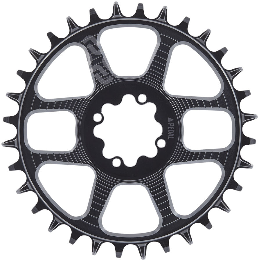 e*thirteen Helix Race 8-Bolt Chainring - 30t, 11/12-Speed, 3mm Offset, 8-Bolt Direct Mount, Black MPN: CR5HAA-111 Direct Mount Chainrings Helix Race 8-Bolt Chainring