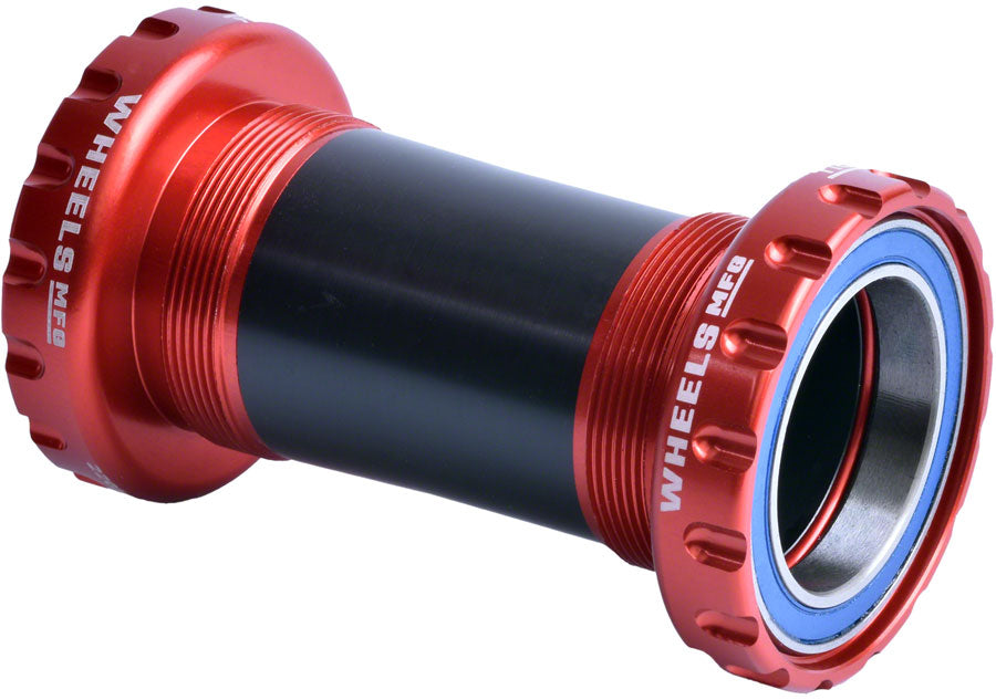 Wheels Manufacturing BSA Bottom Bracket - DUB Spindle, ABEC 3, Red MPN: BB-BSA29-BB-1 UPC: 811079028150 Bottom Brackets BSA Bottom Bracket