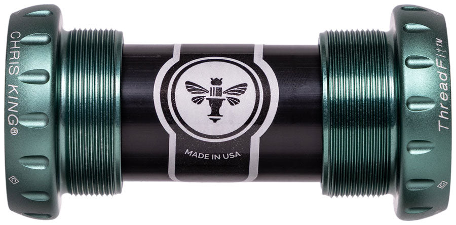 Chris King ThreadFit 24 Bottom Bracket - English, Matte Jade MPN: AAG2 UPC: 841529274110 Bottom Brackets ThreadFit 24 Bottom Bracket