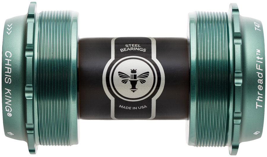 Chris King ThreadFit T47 24x Bottom Bracket - T47, Matte Jadeo
